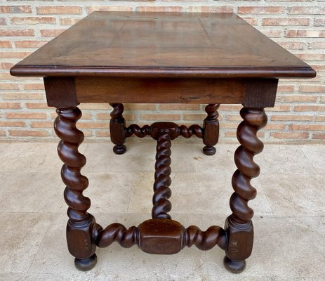 Antique French Walnut Worktable-NOU-1797564