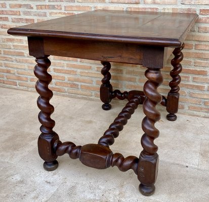 Antique French Walnut Worktable-NOU-1797564