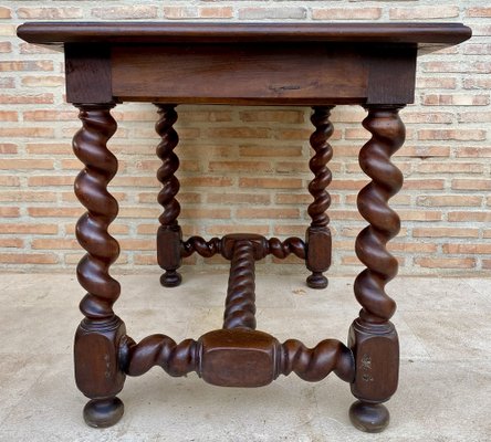 Antique French Walnut Worktable-NOU-1797564