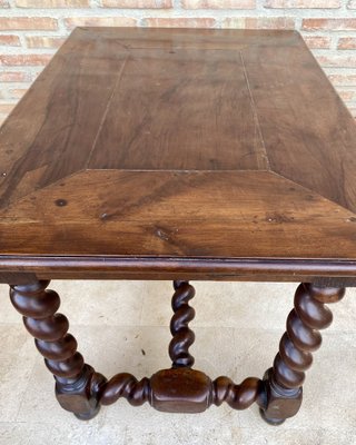 Antique French Walnut Worktable-NOU-1797564