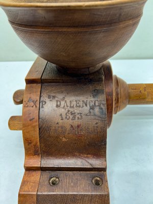 Antique French Wooden Coffee Grinder, 1873-WZZ-2018235