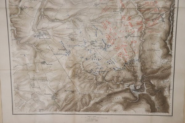 Antique Geographical Maps of the French-German War, Set of 4-DCO-1821019