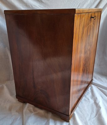 Antique German Biedermeier Music Cabinet, 1840-HOI-2041295