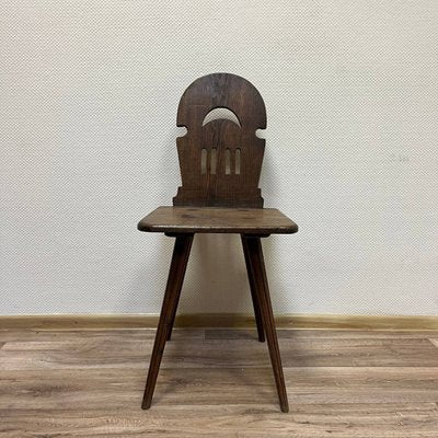 Antique German Farmhouse Chairs, 1800s, Set of 5-ALF-2033592