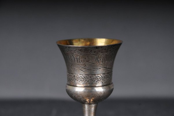 Antique German Silver Chalice Cup, 1838-FLW-1823375