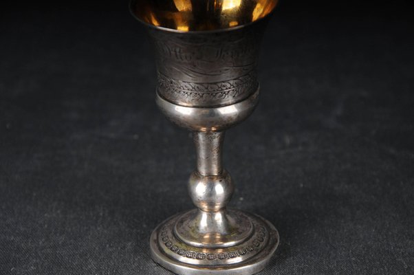 Antique German Silver Chalice Cup, 1838-FLW-1823375