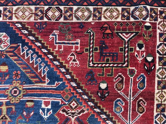 Antique Ghashghaei Rug-YMM-1062081