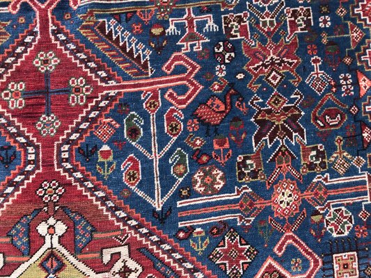 Antique Ghashghaei Rug-YMM-1062081