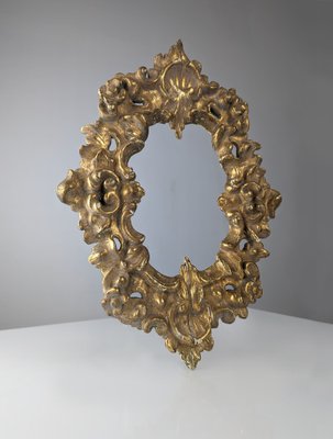 Antique Gilded Frame in Stuccoed Wood-JJT-1667182