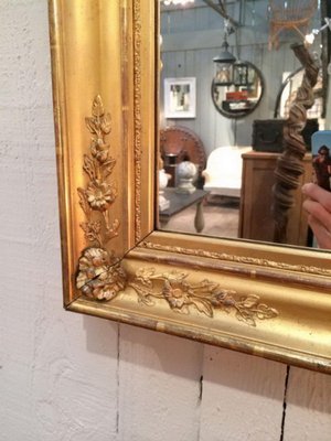 Antique Gilded Mirror, 19th Century-BA-287612