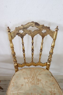 Antique Gilded Wood Chairs from Chiavari, Set of 2-DCO-1389723