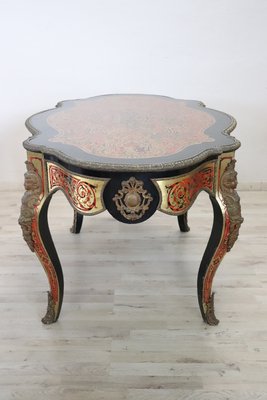 Antique Gilt Bronze Writing Desk with Inlay Wood, 1880s-DCO-1273725