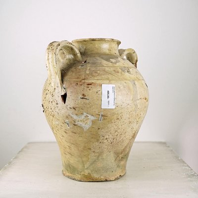 Antique Glazed Terracotta Vase-EOS-1700087