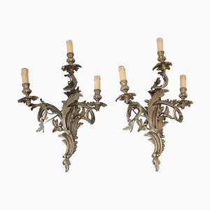 Antique Golden Bronze Sconces, Set of 2-DCO-864070