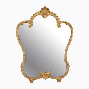 Antique Golden Wood Mirror in Louis XV Style-RVK-1348309