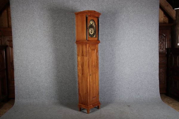 Antique Grandfather Clock in Cherry, Early 19th Century-DXD-2021453