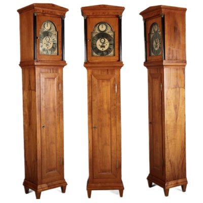 Antique Grandfather Clock in Cherry, Early 19th Century-DXD-2021453