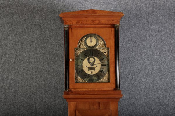 Antique Grandfather Clock in Cherry, Early 19th Century-DXD-2021453