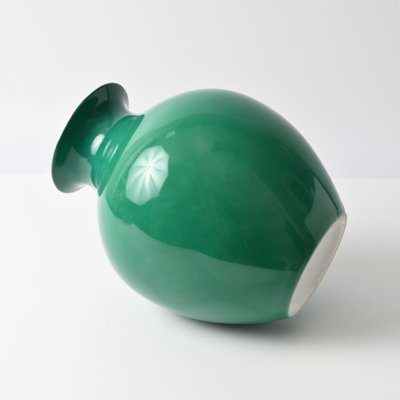 Antique Green Porcelain Vase from Thomas, 1920s-IXK-1739918