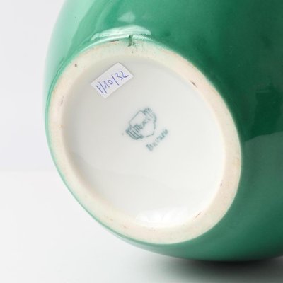 Antique Green Porcelain Vase from Thomas, 1920s-IXK-1739918