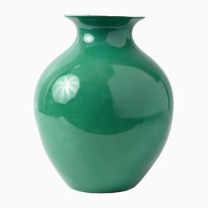 Antique Green Porcelain Vase from Thomas, 1920s-IXK-1739918