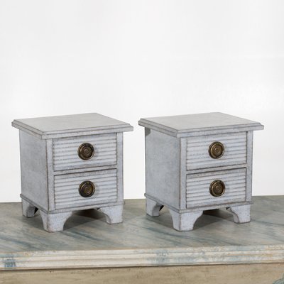 Antique Grey Chests, 1800s, Set of 2-SA-1726567