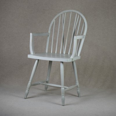 Antique Grey Painted Windsor Chair, 1900s-RNM-1791625