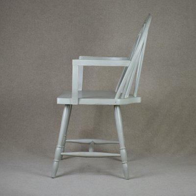 Antique Grey Painted Windsor Chair, 1900s-RNM-1791625