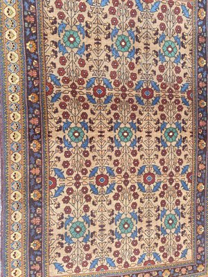 Antique Hand-Knotted Sarouk Rug-YMM-1157454