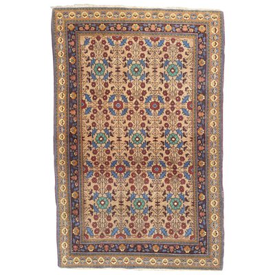 Antique Hand-Knotted Sarouk Rug-YMM-1157454