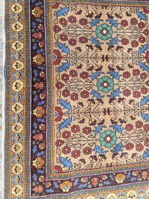 Antique Hand-Knotted Sarouk Rug-YMM-1157454