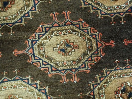 Antique Hand-Knotted Turkmen Saryk Rug, 1920s-UZN-1393443