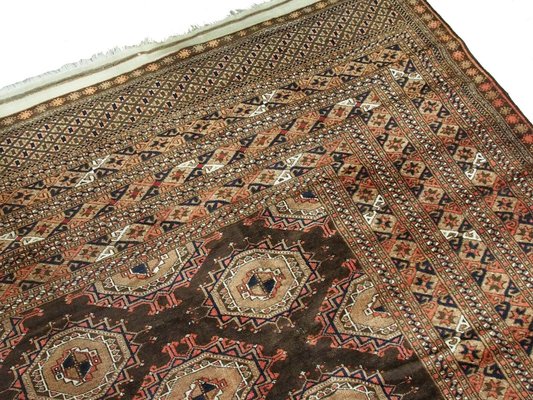 Antique Hand-Knotted Turkmen Saryk Rug, 1920s-UZN-1393443