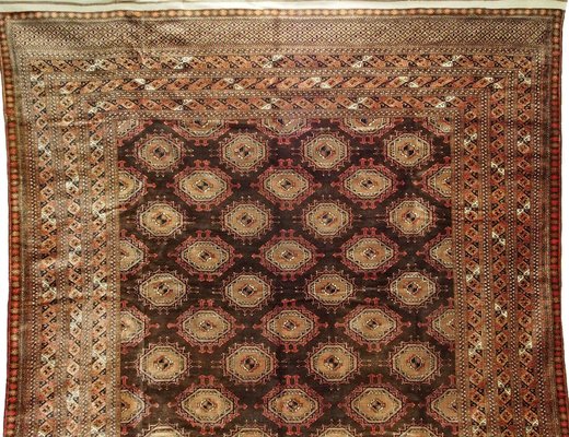 Antique Hand-Knotted Turkmen Saryk Rug, 1920s-UZN-1393443