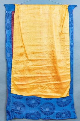 Antique Hand Painted Tanka Tapestry, India-QKG-2035272