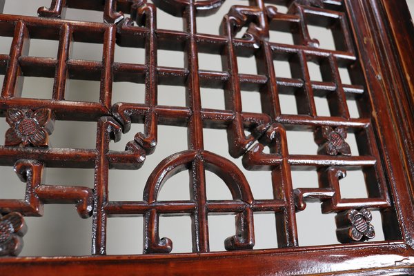 Antique Handmade Handcarved Sliding Door Panels, Japan, 1920s, Set of 2-UZN-1804367