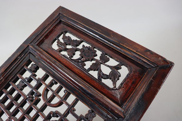 Antique Handmade Handcarved Sliding Door Panels, Japan, 1920s, Set of 2-UZN-1804367