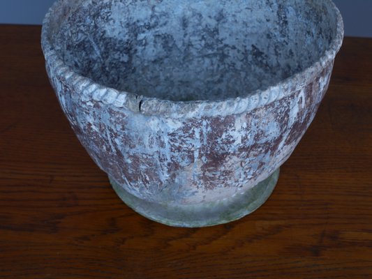 Antique Handmade Lead Planter-MB-1194206