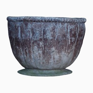 Antique Handmade Lead Planter-MB-1194206