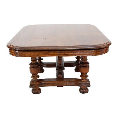 Antique Henry Deux Oak Coffee Table-WFJ-736113