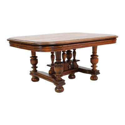 Antique Henry Deux Oak Coffee Table-WFJ-736113