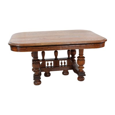 Antique Henry Deux Oak Coffee Table-WFJ-736113