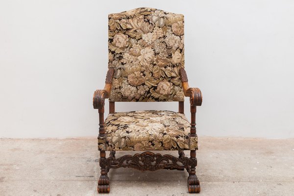 Antique High Back Parlor Chair, France-KL-975240