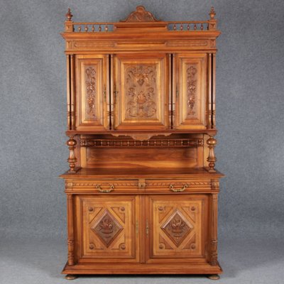 Antique Historicism Buffet in Walnut, 19th Century-DXD-1148287