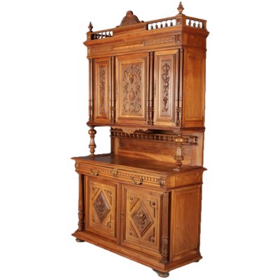 Antique Historicism Buffet in Walnut, 19th Century-DXD-1148287