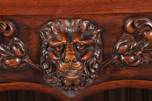 Antique Historicism Cabinet with Lions, 1900s-DXD-1790283