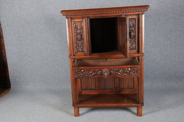 Antique Historicism Cabinet with Lions, 1900s-DXD-1790283