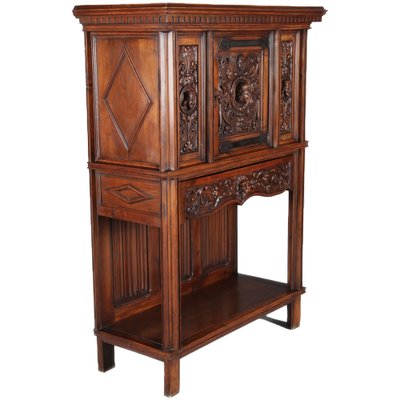 Antique Historicism Cabinet with Lions, 1900s-DXD-1790283