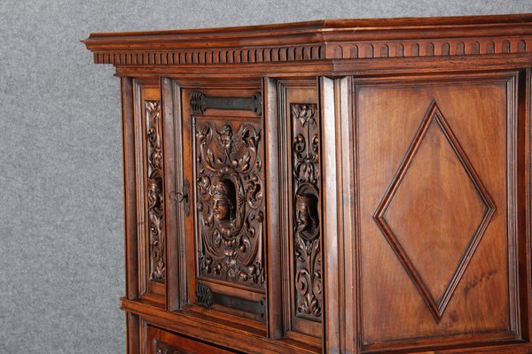 Antique Historicism Cabinet with Lions, 1900s-DXD-1790283