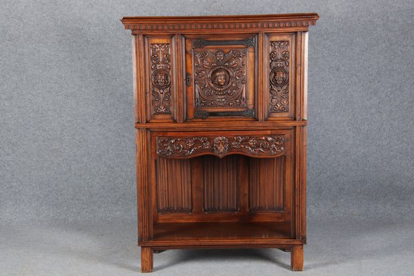 Antique Historicism Cabinet with Lions, 1900s-DXD-1790283